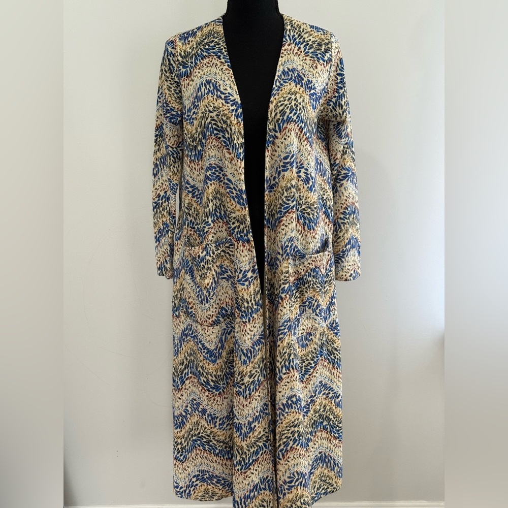 LuLaRoe S Multicolor Long Knit Cardigan w Pockets and Stretch 227